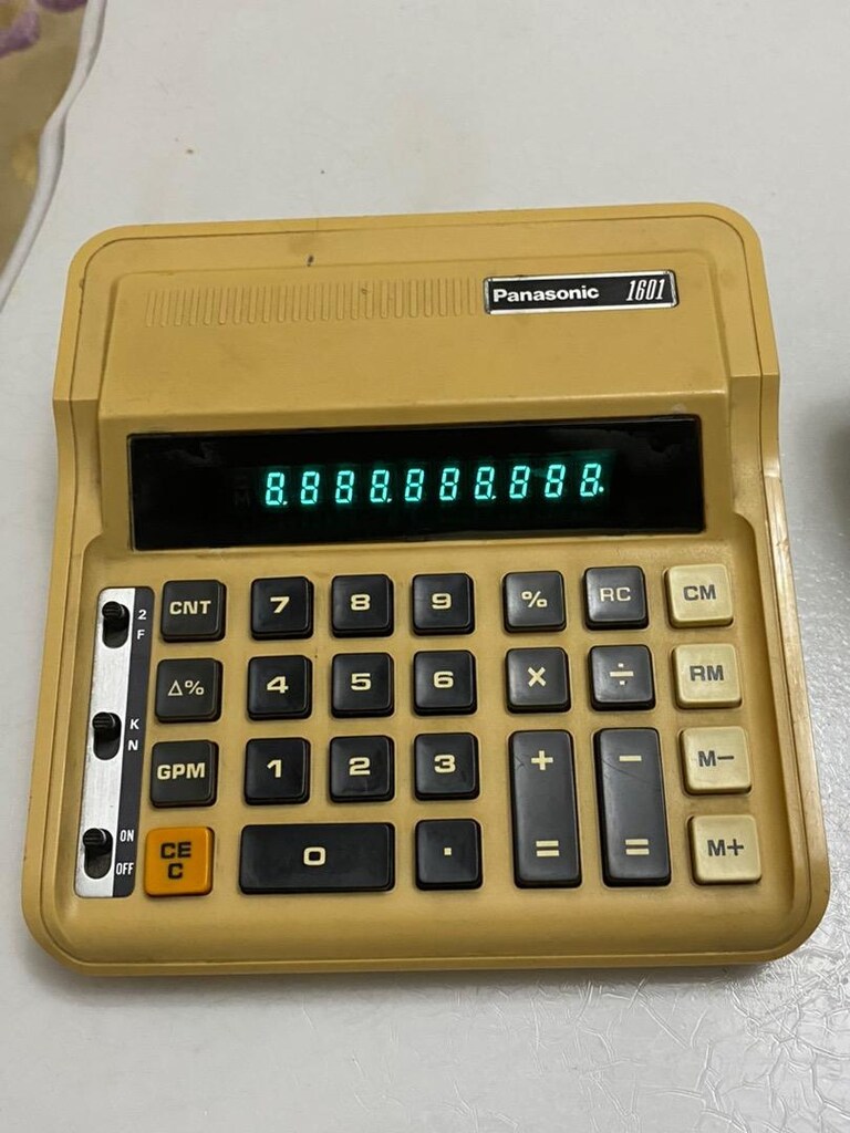 Panasonic 1601 floresan ekran hesap makinesi - 10