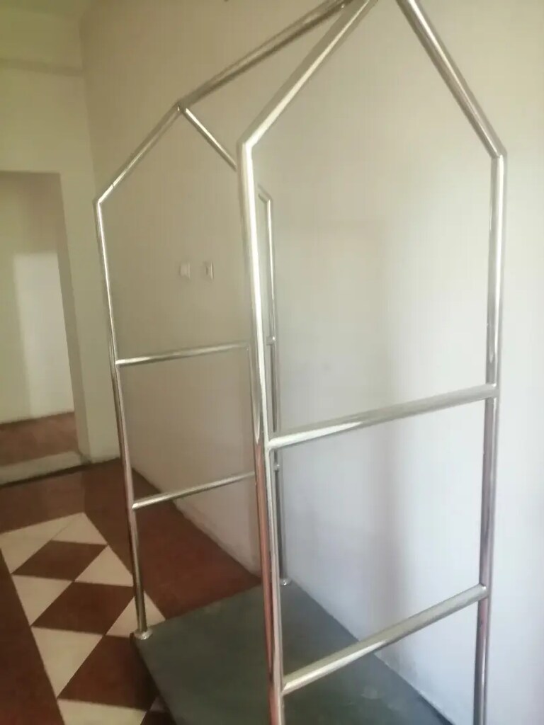Krom eşya yük taşıma arabasi - 9