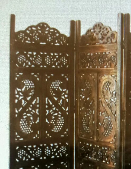 AHŞAP EL OYMA PARAVAN