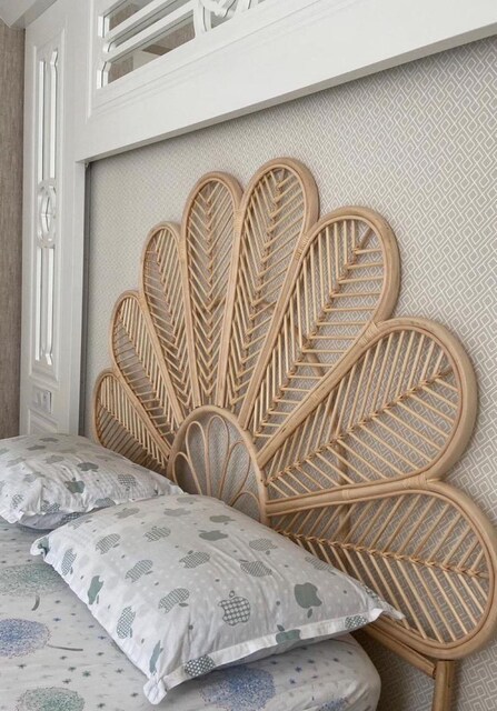 Rattan Bambu Yatak Başlık