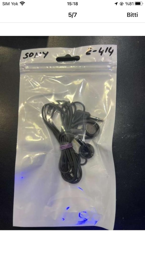 Sony orijinal walkman kulaklıkları - 4