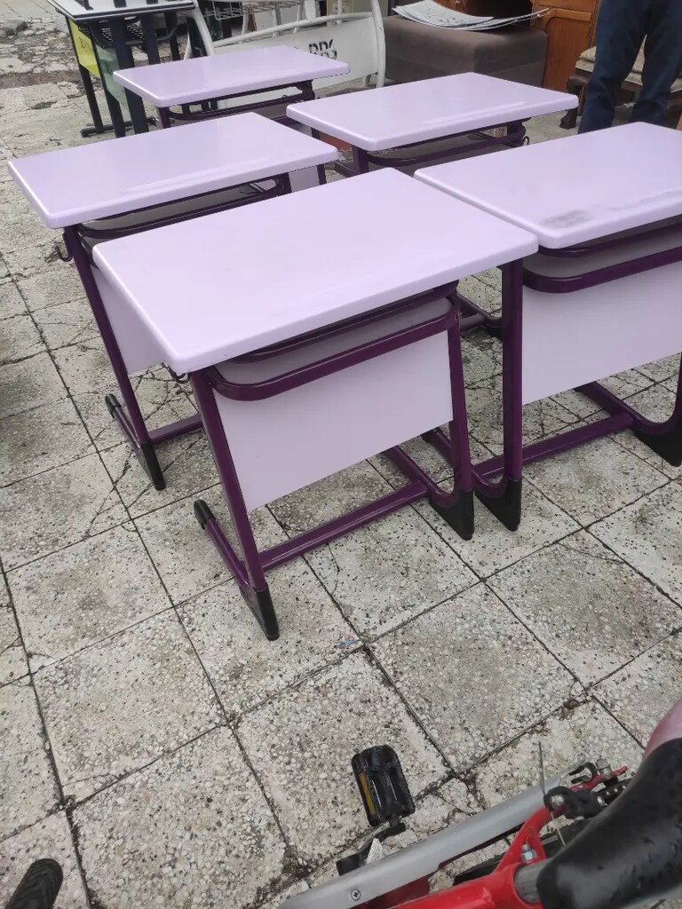 3 ad temiz kullanılmış sağlam tek kişilik öğrenci sırası verzalit - 8
