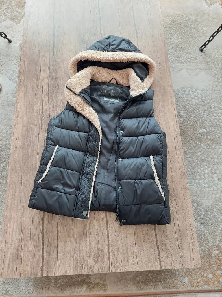 Colins marka şişme yelek kürklü