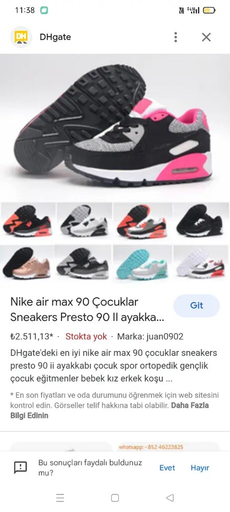 26 numara Nike Air force ayakkabı sıfır fiyatı 2200