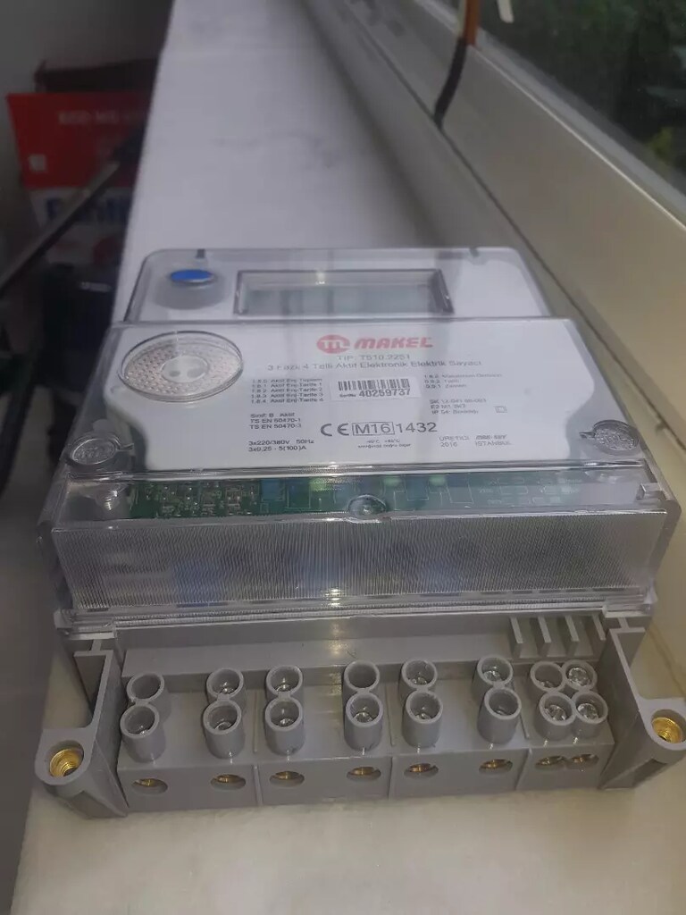 Makel travize t510 3 farzli 4 telli aktif elektronik sayac - 2