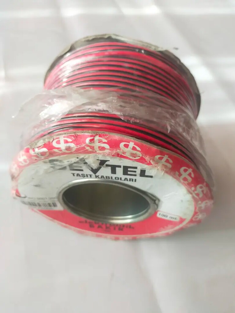 Sevtel 2*1 yassı kablo 100 metre tam kesit. Tam bakır. - 2