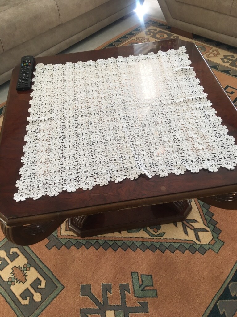 Dantel sehpa örtüsü el eme?i - 3