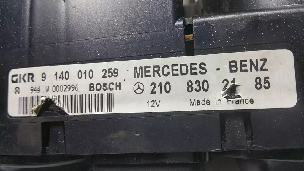 MERCEDES W208 CLK W210 KALORİFER KONTROL PANELİ - 6