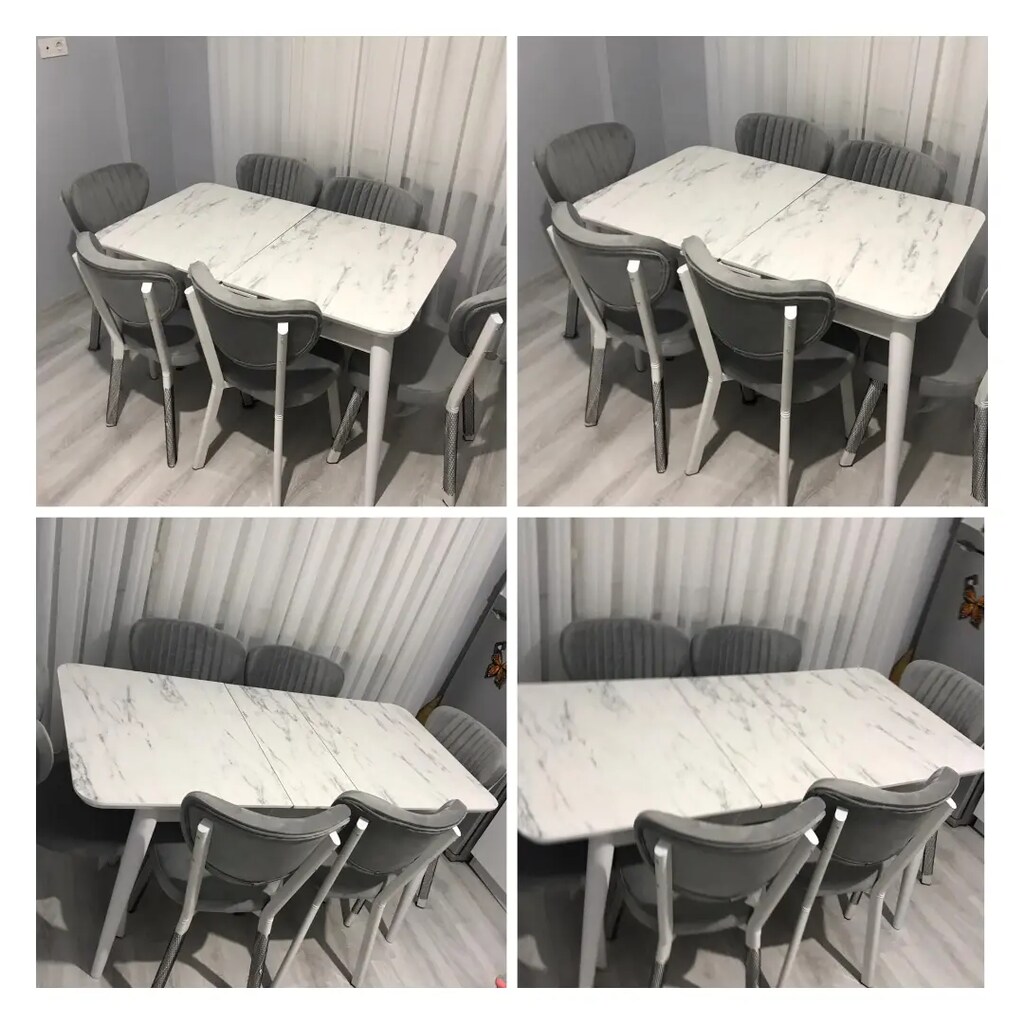 Sıfır Kaliteli açılabilir yemek masası takımı - 3