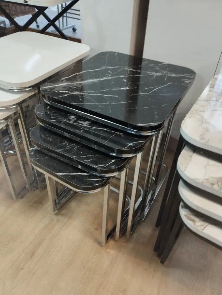 4 LÜ zigon sehpa tekerlekli( pazarlık teklif etmeyiniz) - 3