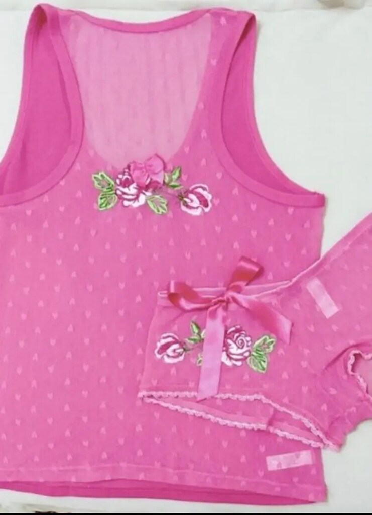 FUŞYA PEMBE penyeTÜL İŞLEMELİ ATLETKÜLOT TAKIM 36 38