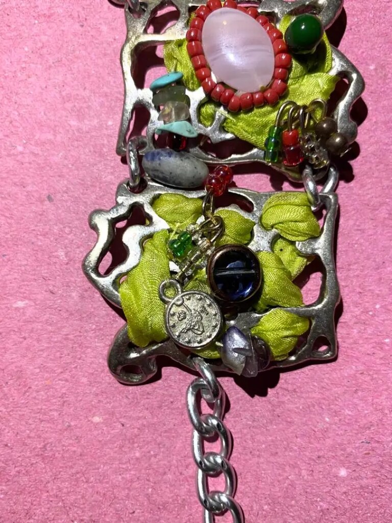 Hand Made Doğal Taşlı Kalın Bileklik - 5