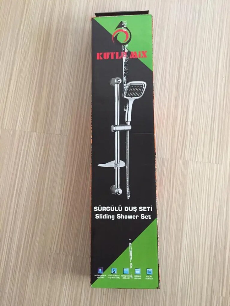 Kare Sürgülü Duş Seti - 10
