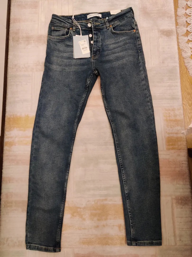 Paul mark skinny fit blue jean kot pantolon