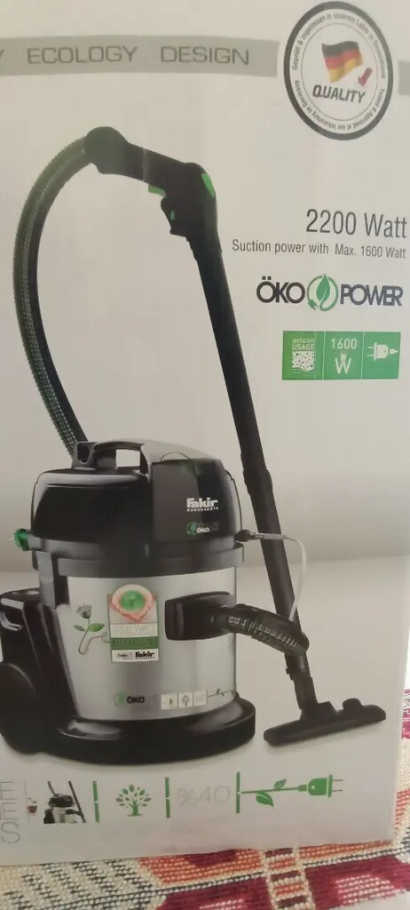 Fakir Deluxe 9800s 22 l Silindir vakum Kuru ve ıslak 2200 W - 2