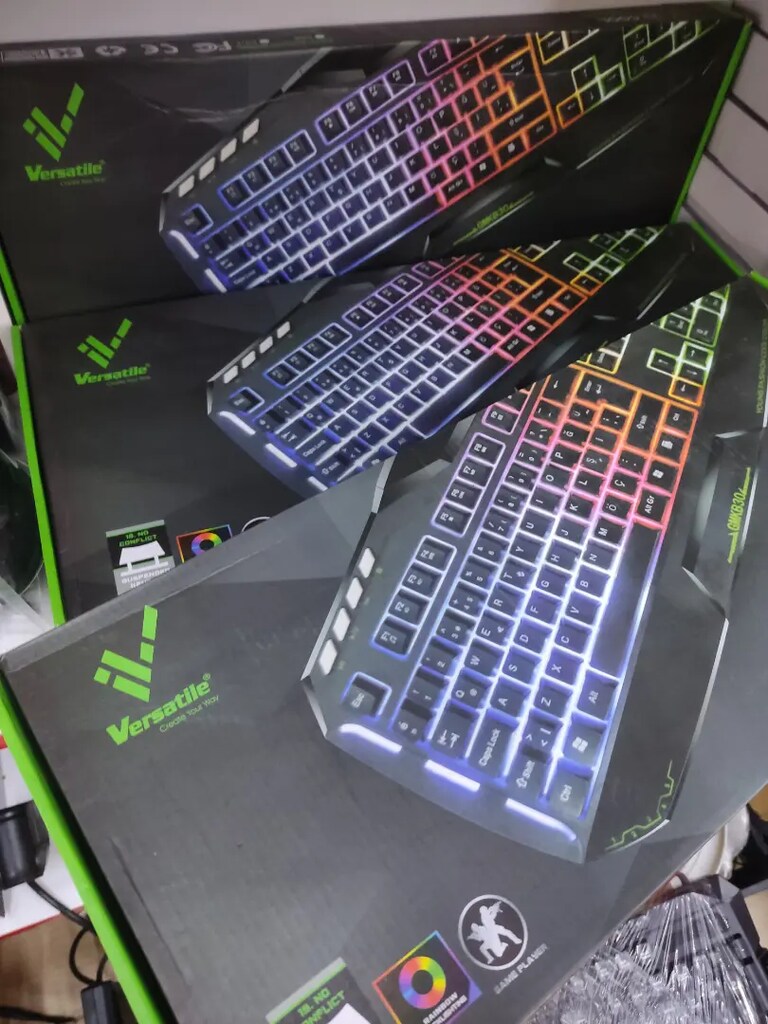 Gaming ışıklı klavye mouse setler - 4