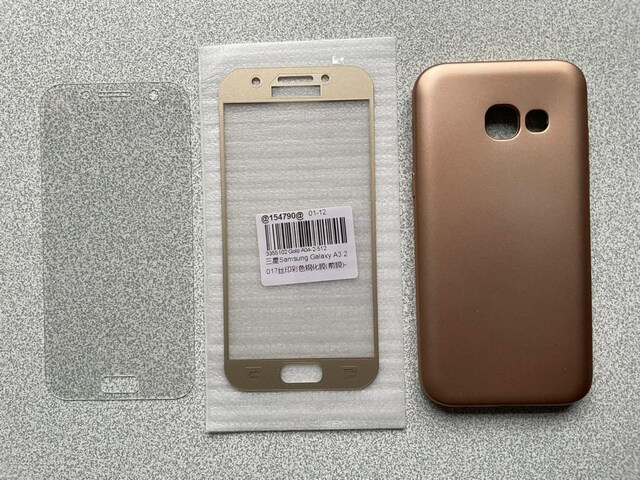 Samsung A3 2017 Silikon Kılıf ve Ekran Koruyucu