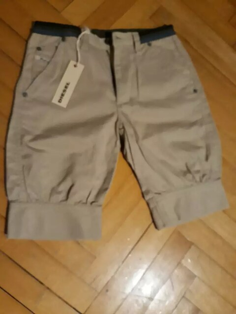 DIESEL KADIFE SHORT (Bej rengi)