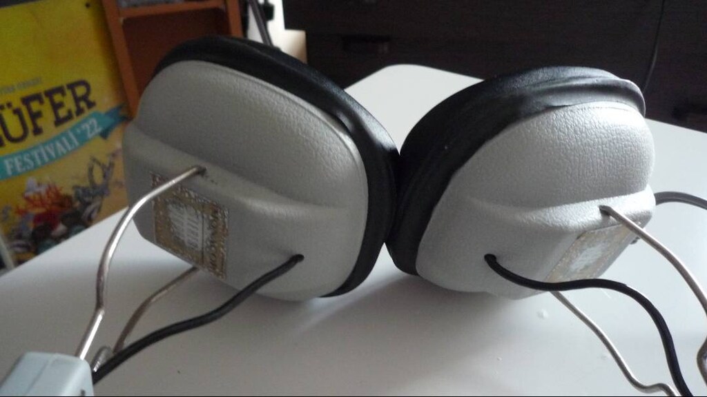 Vintage Monacor Stereo Kulaklık - Alman Üretimi - 2