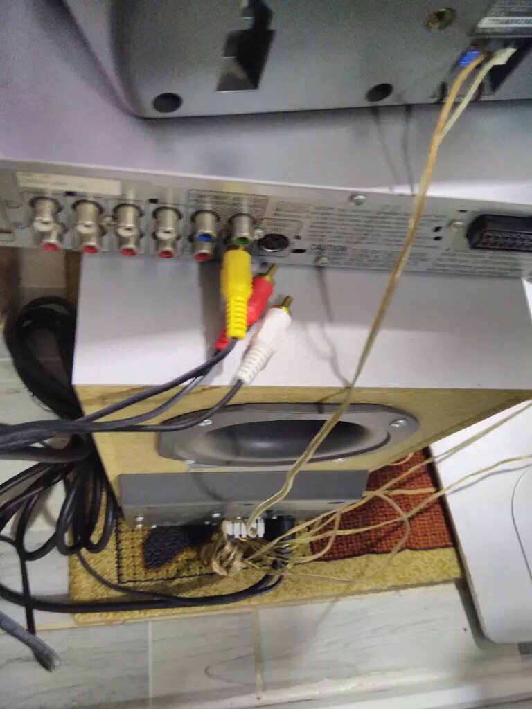 PANASONİC 5 + 1 SİNEMA SİSTEMİ ORJİNAL DVD RAADYO AUX - 3