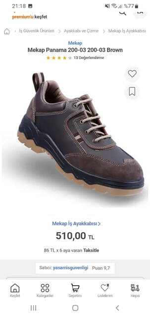 MEKAP LODER 200-03 IS AYAKKABISI