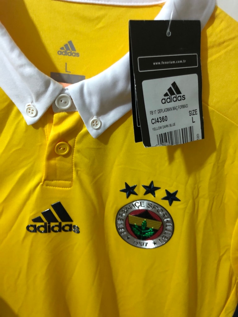 Fenerbahçe 2017 - 2018 Sarı Maç Forması 17 18