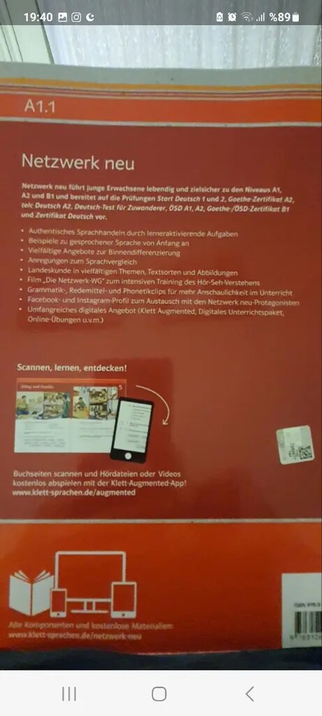 ORİJÍNAL ALMANCA NETZWERK NEU A1.1 DERS KİTABI - 3