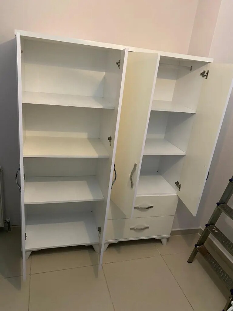 Kaliteli 4 kapılı gardolap elbise dolabı - 2