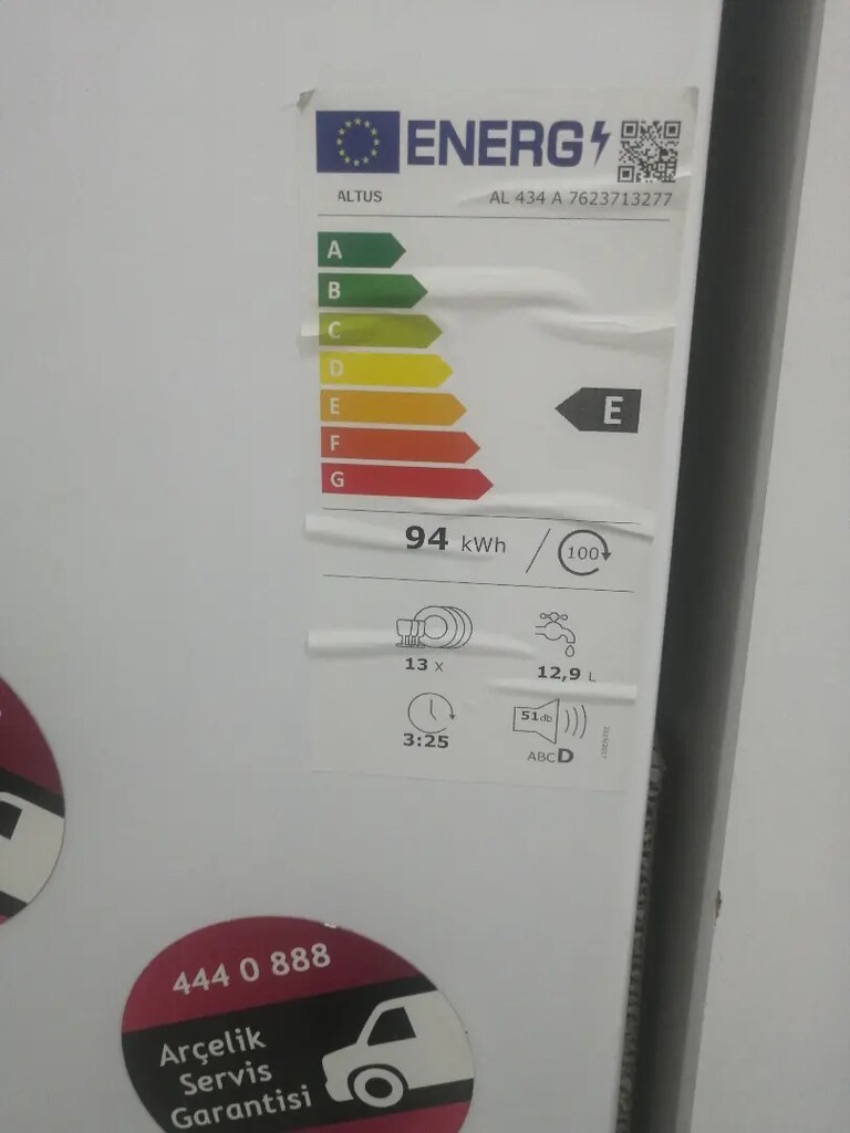Altus 434P bulaşık makinesi 4prg sıfır ambalajında garantili - 7