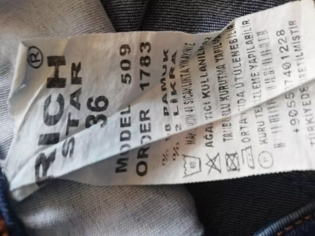 pantolon jeans Olgun Erkun 36 beden kanaviçe işlemeli Ist Pendik — görsel 3/6