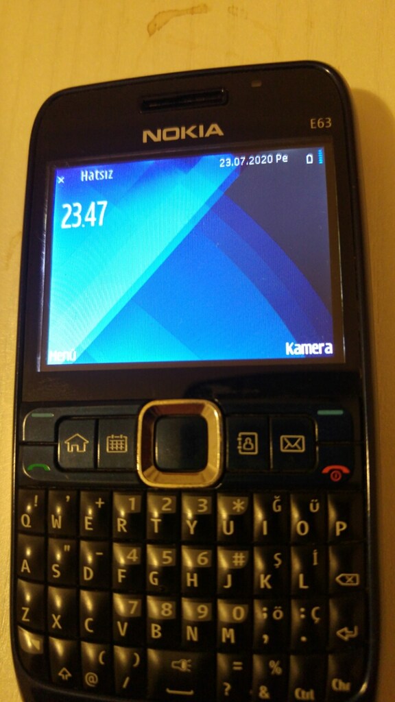 Nokia E63 blue marin (ilk sahibinden tamamiyle orjinal) - 3