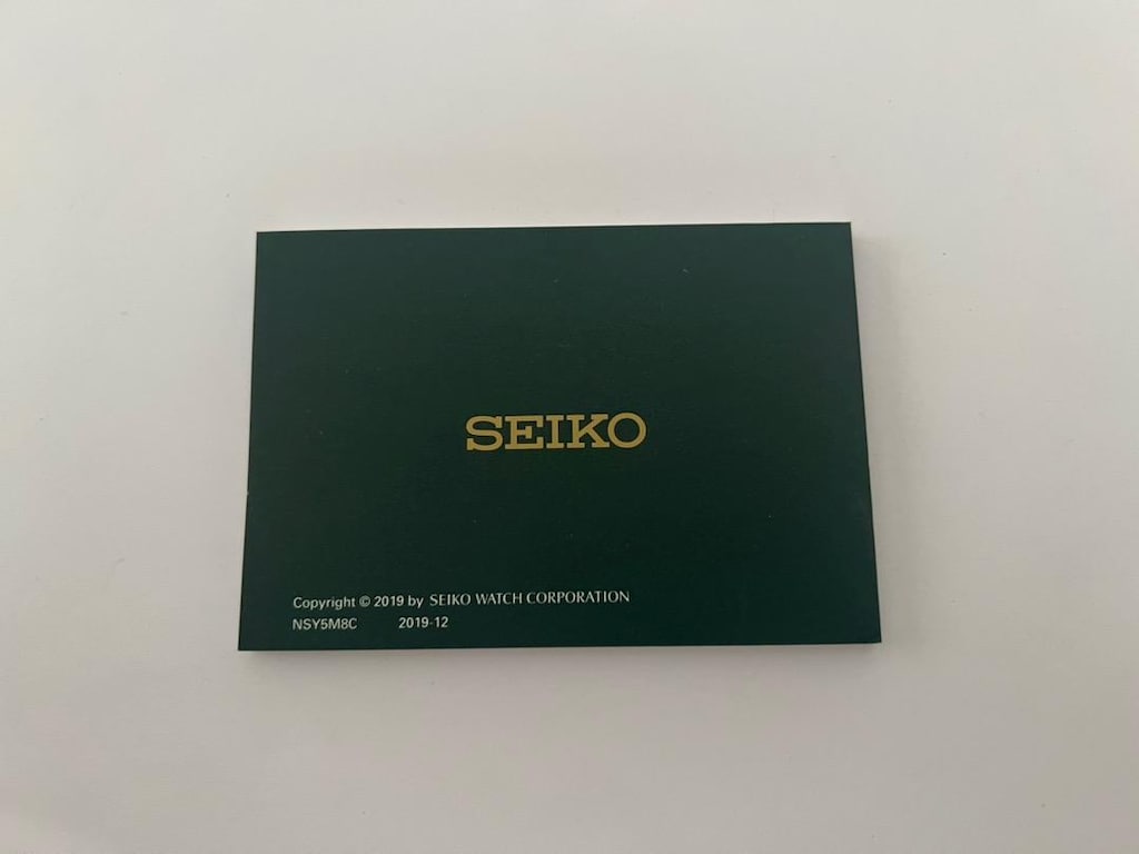 Seiko Kinetix orijinal saat kitapçığı - 3