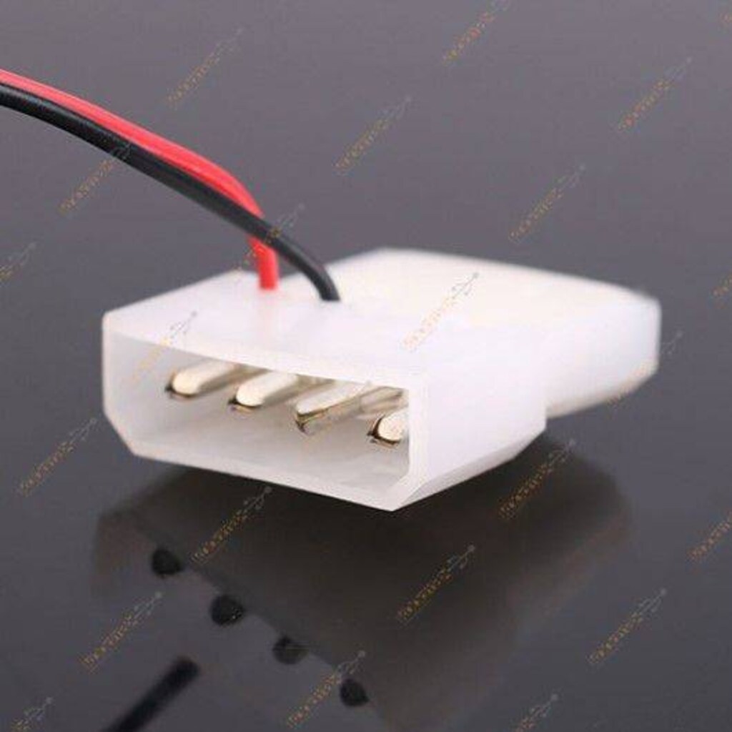 8 cm. Şeffaf 4 Renk LED Işıklı Sessiz Kasa Fanı 80*80*25 mm. - 6