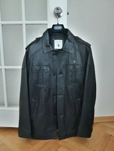 US POLO ASN DERİ CEKET (Size 48)