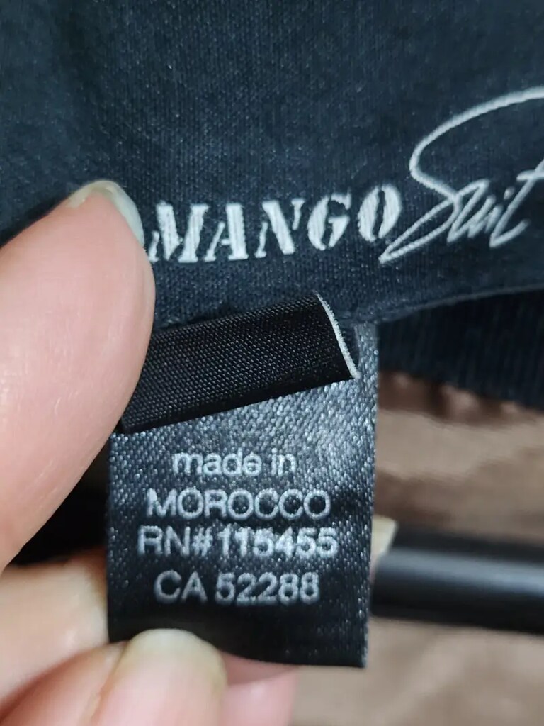 MANGO SUIT PETIT SİYAH PAMUK KABAN - 5
