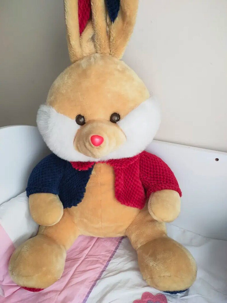 Oyuncak peluş tavşan büyük boy - 3