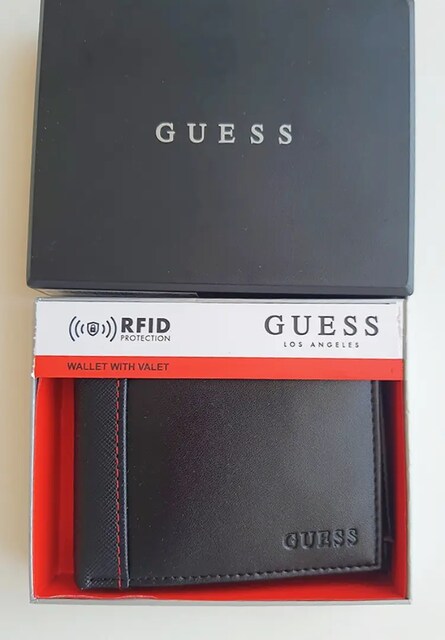 Guess,orjinal,sıfır deri cüzdan.
