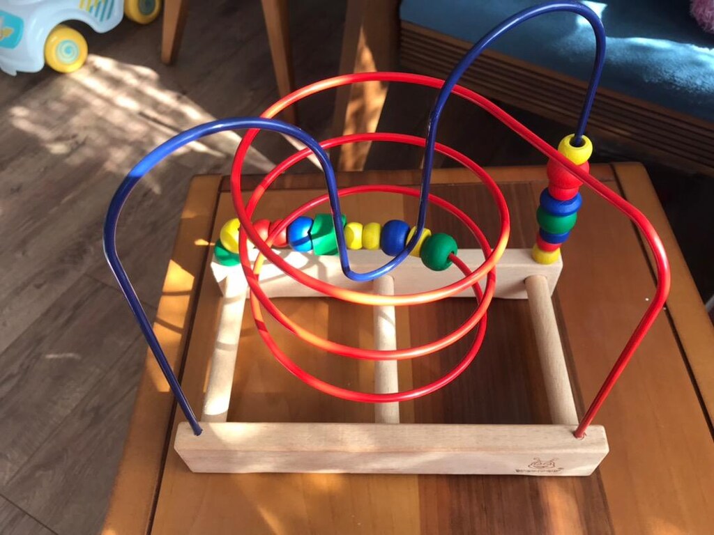Bebek ahşap eğitici oyuncak - 2