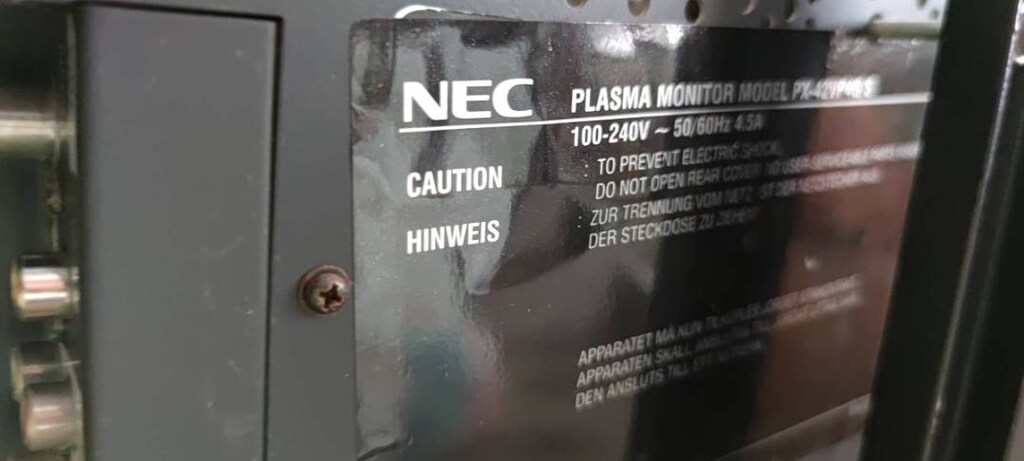 109 ekran NEC plazma LCD ful HD televizyon - 8