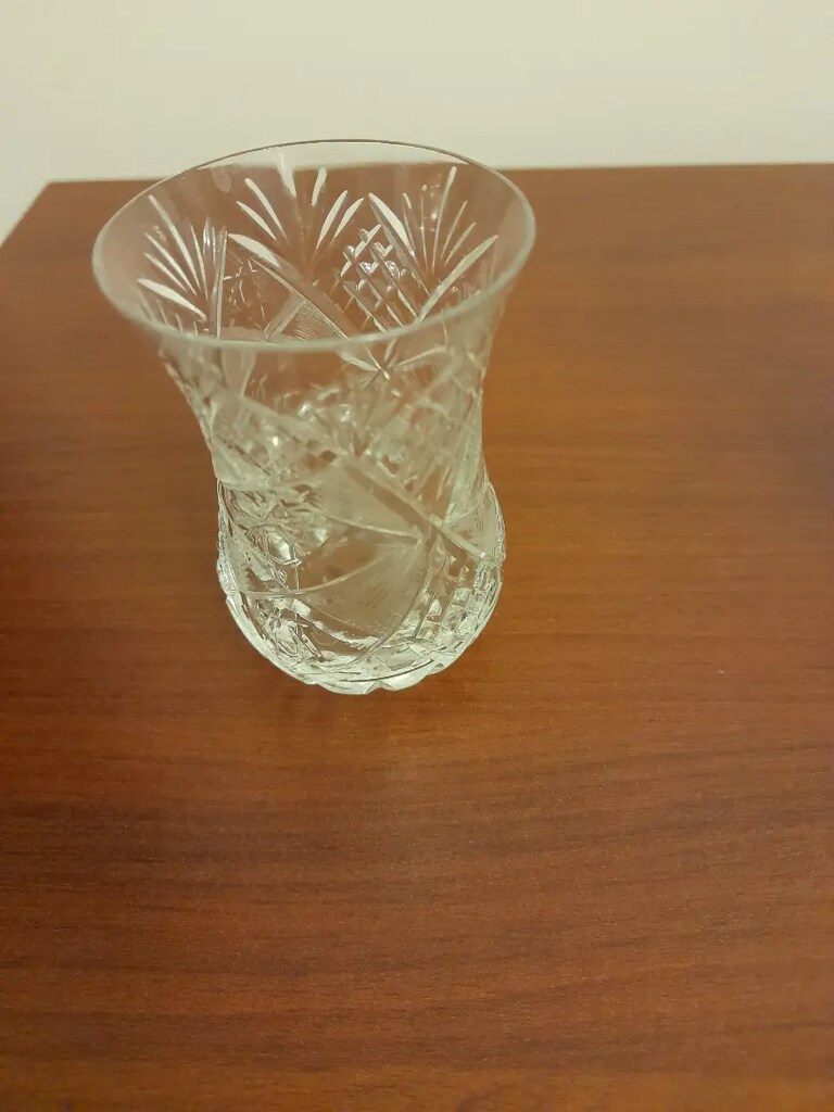 Kristal kesme 6 adet çay bardağı - 2