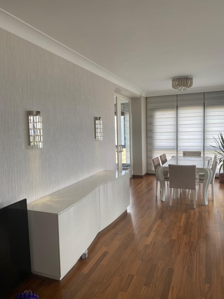 Zebrano Marka Yemek Odası Takımı, KONSOL, MASA, 6 ADET SANDALYE