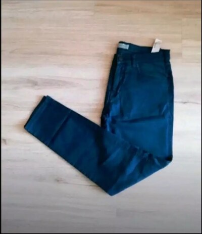 ZARA Koyu Petrol Rengi Jeans Erkek Pantolon