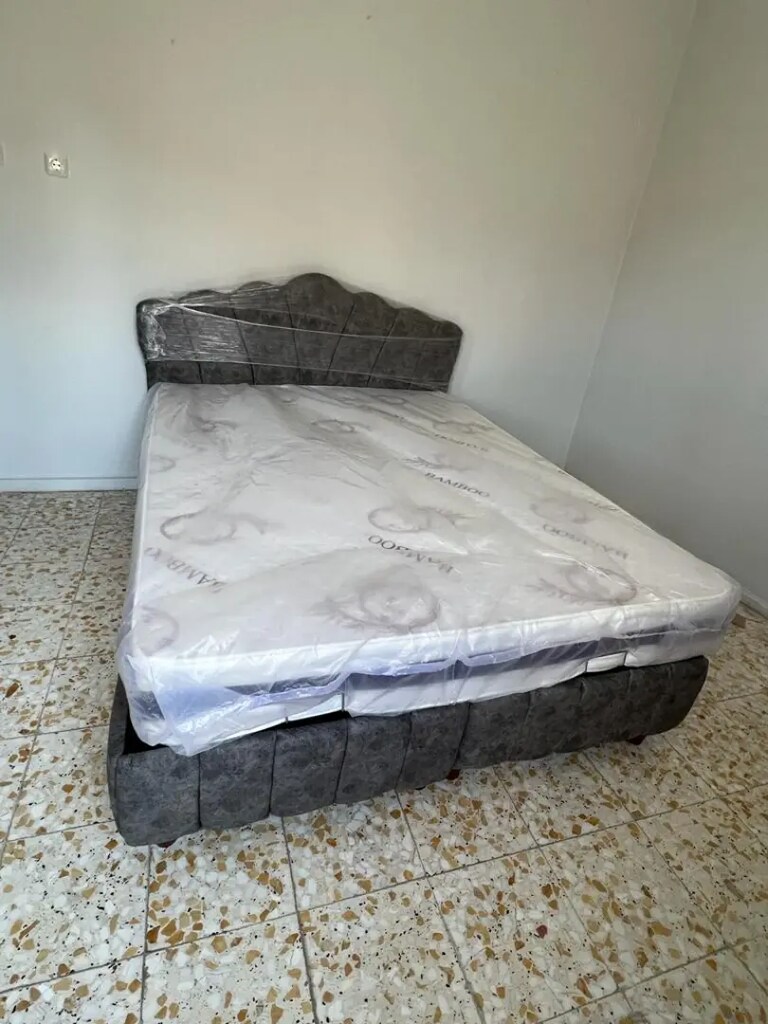 150x200 ultra lüks kapitoneli baza başlık yatak sıfır ürün ambaljinda - 6
