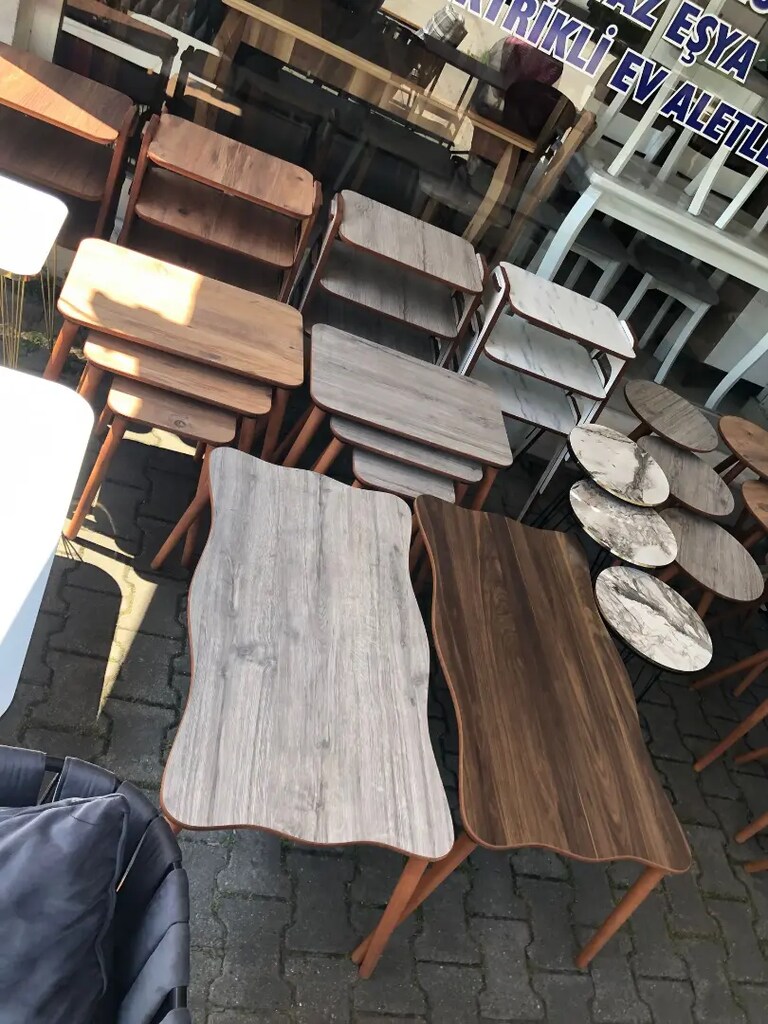 Sıfır kaliteli mdf zigon sehpa ve tekerlekli sehpa çeşitleri - 11