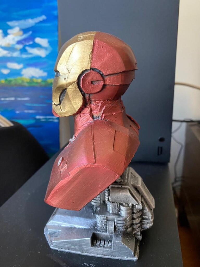 iron man bust figür - 2