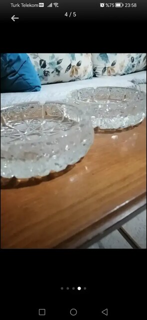 Kül tablası kristal