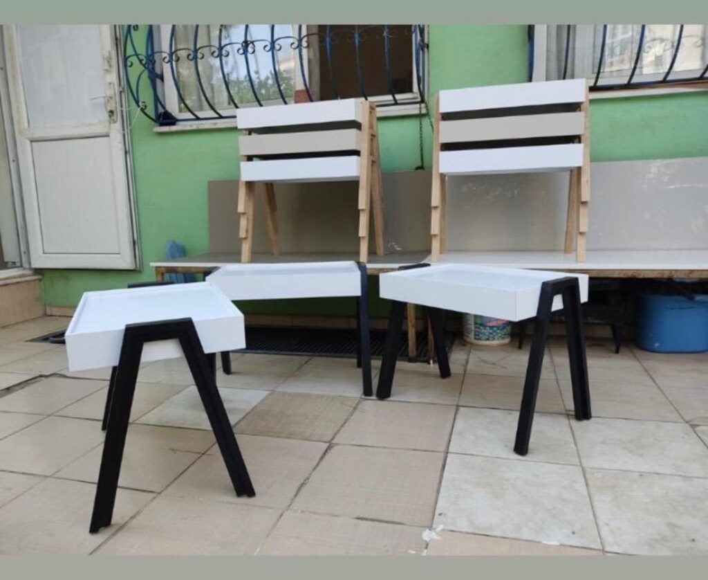 3lü mdf zigon sehpa - 2