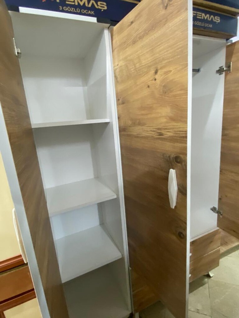 Elbise dolabı üç kapaklı sıfır - 3