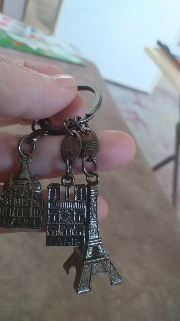 PARIS EYFEL KULESİ 3 d METAL ANAHTARLIK - 2