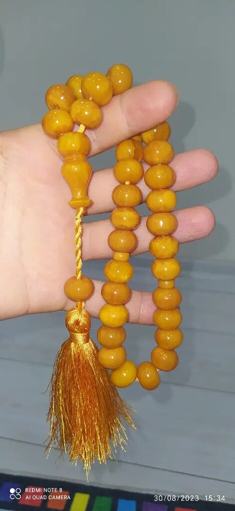 Sıkma kehribar tesbih - 2